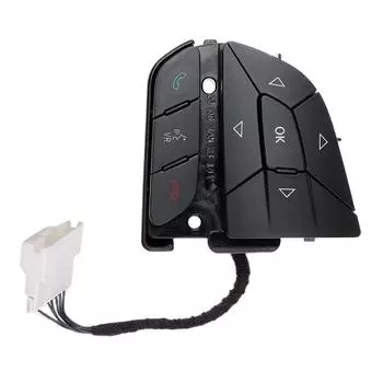 Черный переключатель радиоуправления на рулевом колесе для Dodge Durango для Jeep Grand Cherokee 2014-2015 Замена 68159639AC 68245341AA CHINA