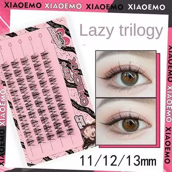 Black Stems False Lashes 10 Rows Eye Makup Tool Natural Grafting Fake Lashes Beauty 11MM