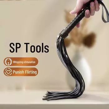 Black Tassel Whip - Adult Flirting and SM Toy