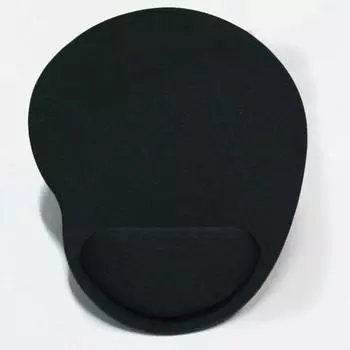 Black Thin Wrist Relax Mouse Pad Mat Optical Trackball Mousepad Mice Gaming Computer AVE чёрный