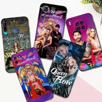 Черный чехол из ТПУ для Honor 8a Prime 8s 9 10X Lite 9A 9C 9X Premium Pro 9S Чехол La-Reina-del-Flow the queen of honor 8A Prime