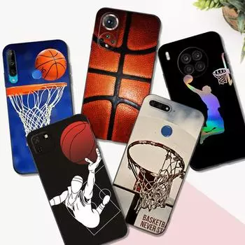 Black tpu Case For Huawei Honor 20 Lite 10 10i 20S 30S 30 7A 5.45 7s 7C 5.7 Cover basketball honor 20S