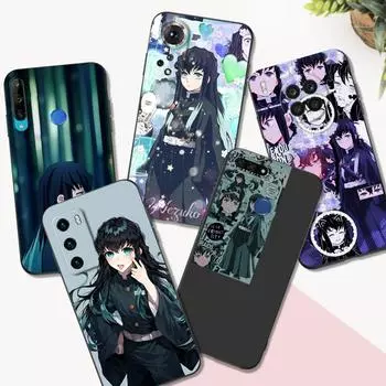 Black tpu Case For Huawei P30 Lite P30 Pro P40 LITE E P Smart 2020 Cover Tokitou Muichirou huawei P40 lite 5G