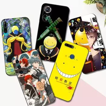 Black tpu Case For Huawei P30 Lite P30 Pro P40 LITE E P Smart 2020 Cover Assassination Classroom huawei P30 Pro