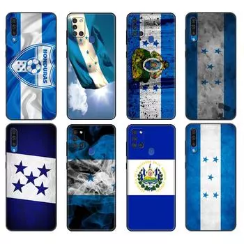 Black tpu Case For Samsung Galaxy A50 50S A30S A11 A21S A31 A41 A51 A71 M21 M30S S10 LITE National flag of Honduras flag lovely Samsung A01