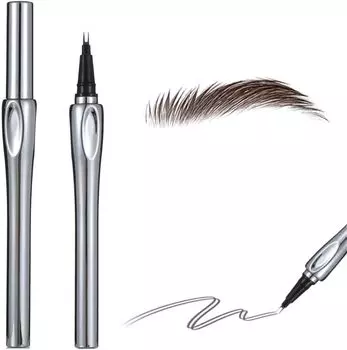 Black Waterproof bifurcated eyebrow pencil eyebrow pencil waterproof and Natural eyebrow finish that fall off Indelible eyebrow pencil dark [Eyebrow