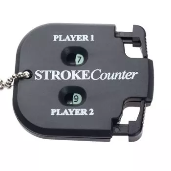 Black With Key Chain Two Digits Training Aids Score Counter Golf Shot Count Stroke Scoring Keeper