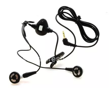 BlackBerry Genuine BlackBerry Проводная стереогарнитура мм BlackBerry Стереогарнитура Pin Jack 2.5 2.5mm HDW-13019-001 чёрный
