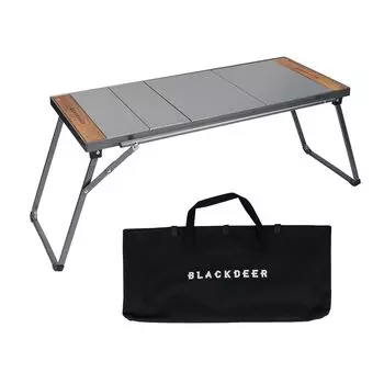 BLACKDEER складной IGT алюминиевый компактный легкий раздвижной с обеих сторон с местом для хранения подходит для стола, сумки, кемпинга/барбекю/похода/пикника