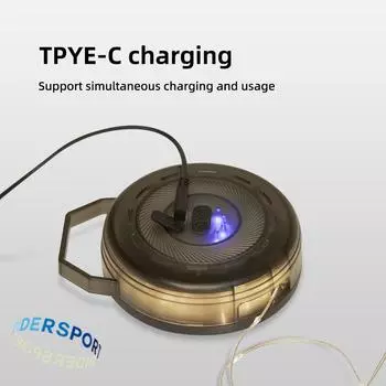 Blackdog наружная рулетка для измерения окружающего света, световая полоса для навеса, светодиодная уличная палатка, рукоятка для хранения чёрный