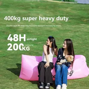 Blackdog Сверхлегкий ленивый воздушный диван для отдыха надувной стул для кемпинга на открытом воздухе на пляже сад надувной диван-кровать принадлежности чёрный