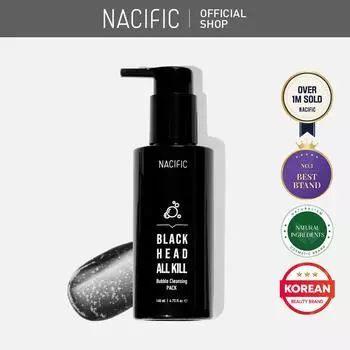 Blackhead All Kill Очищающая пузырьковая пенка против черных точек 140мл