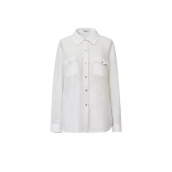 Blacknini Exquisite Cover Light, Breathable, Smooth, Ice and Sand Texture Classic Style Long Sleeves Shirt/Pants Tweed Style Shirt S