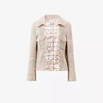 Blacknini Инь Хуафу/ Шипучая конфета Гао Дин Ручная работа Французская Т-Д-С Старый бренд Твидовая верхняя одежда/Сумка Outwear XS