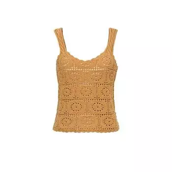 Blacknini Little Princess Luxury 352 Needle High Support High Density Cut Out Texture Sense Knitting Sling Vest Cardigan Cut Out Knitting vest((In Stock)) M