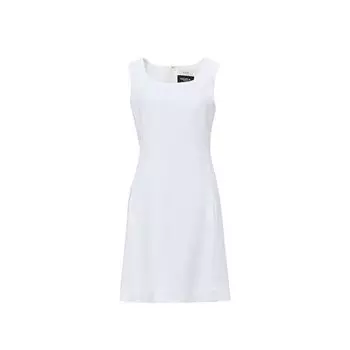 Blacknini Slim White Dress Italy Imported Fabrica Luxury Brand Same Source Square Collar Sleeveless Vest Dress Dress (FAbRICA) S