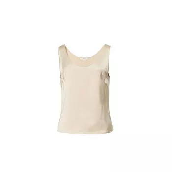 Blacknini (Three Colors) Icy Heavy Weight 40 M Mulberry Silk Nude Feel Smooth Silk Camisole Champagne (100 Silk)(In stock) S