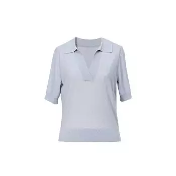 Blacknini Xinghai Set Little BC! Luxury 12-Pin Thin and Glittering Sequin Yarn Polo Collar Knitting Tops/Pants