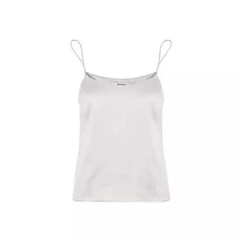 Blacknini Yin Huafu Spring/Summer B Prepare 1oo Mulberry Silk Cool Feeling Row Style Silk U Collar Sling Silver M