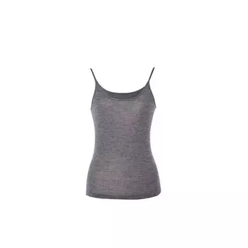 Blacknini Yin Huafu Store B Store Silk Fleece Seamless Integrated Long sleeve Knitted Base Sling Dark gray (sling) L