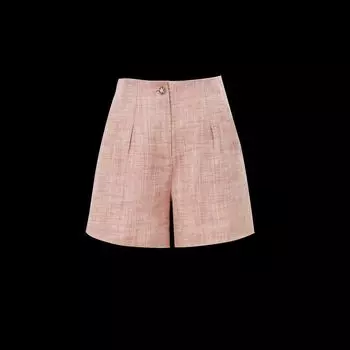 Blacknini Yin WAF/ Kafuu Linen Sets Ruiran Long Spinning Linen Handmade Ribbon Vest/Shorts Pink-shorts XS