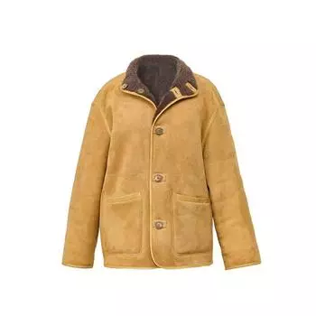 Blacknini Yin WAF/ Маленькое Солнце Испанское Пальто из Замши без Покрытия Meiru Fur integrated Outwear S
