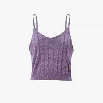 Blacknini Yin WAF/ Violet Luxury Brand Lyocell Tencel Knitting Cardigan/Sling/Pants Purple-Sling L
