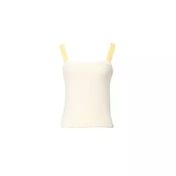 Blacknini Yin Waffle Cream Set OTW Washed Worsted Yarn Wool Knitting Vest Cardigan Shorts Vest(In stock) L