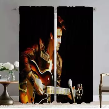 Blackout Curtains 2 Pieces Elvies Living Room Curtain Anti-mosquito Curtains for Camera Shades Tulle for Bedroom Partition Child W50xH70cmx2pcs-CL