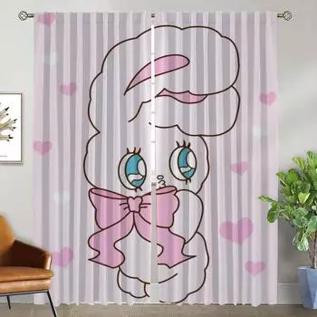 Blackout Kitchen Curtains Child Room EstherBunnyS Curtains for Bedroom Window Curtain Partition Halloween Decoration Shades Home W50xH70cmx2pcs-CL