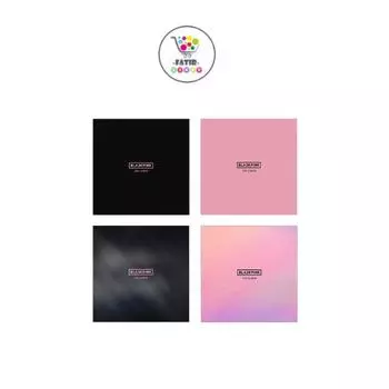 BLACKPINK 1-й полный альбом THE ALBUM Random Ver чёрный/розовый
