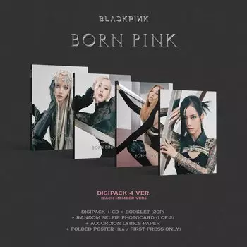 BLACKPINK 2-й альбом DIGIPACK [BORN PINK] версия. (Корейское издание)