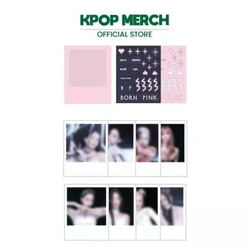 BLACKPINK - [Born Pink] Полароидное фото + наклейка 1. JISOO