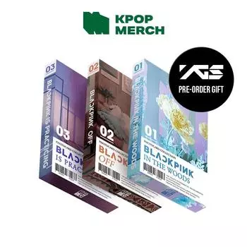 BLACKPINK — Коллекция фотокарточек «ИГРА» № 1–3 (Вкл.. ЮГ ПОБ) #01