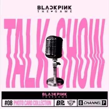 BLACKPINK - коллекция игровых фотокарточек [TALK SHOW] 0