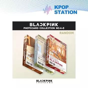 BLACKPINK — КОЛЛЕКЦИЯ ИГРОВЫХ ФОТОКАРТ 4~6 [Случайная версия]