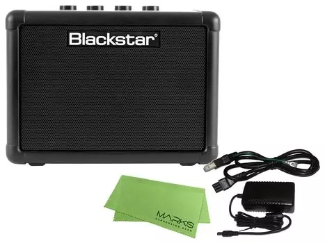 Blackstar Blackstar 3W Мини-гитарный усилитель FLY 3 Оригинальный адаптер переменного тока Marks Music Оригинальный комплект крестовин - + FLY-PSU +
