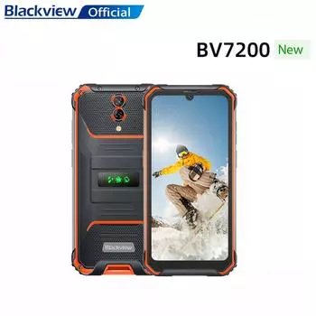 Blackview BV7200 Android 12 Защищенный смартфон 6 ГБ + 128 ГБ Helio G85 Сотовый телефон 50MP Камеры Мобильные телефоны 5180 мАч