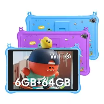 Blackview Tab 50 Kids WiFi 6 планшет 8 дюймов 6 ГБ + 64 ГБ 5580 мАч 1280*800 для детей