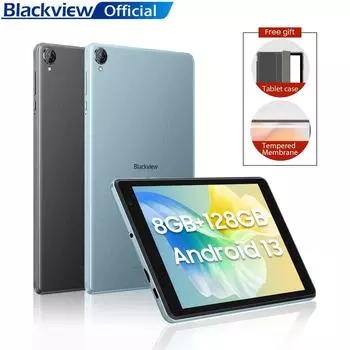 Blackview Tab 50 Wi-Fi, 8 дюймов, 5580 мАч, Android13, 4 ГБ + 128 ГБ, Wi-Fi планшет