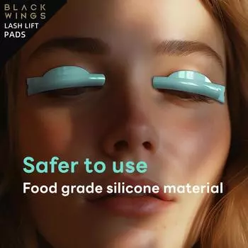 Blackwings 5 пар силиконовых подушечек для завивки ресниц, подушечки для завивки ресниц, с таблицей размеров, гипоаллергенные многоразовые аксессуары 5pairs синий