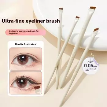 Blade Eyeliner Brush Superfine Flat Flat Head Oblique Angle Horizontal Silkworm Eyebrow Powder Concealer Makeup Brush 04