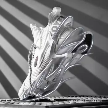 Blade men s shoes spring and autumn 2025 new summer breathable sports shoes shock absorption casual running shoes men s running tide shoes 39