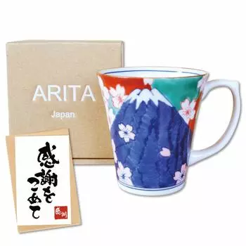 Благодарственная открытка Arita микроволновая печь Синяя подарочная коробка, подарок, подарок, выход на пенсию, повышение по службе, перевод, выпускной, вы, включено, кружка, посуда, сейф, синий