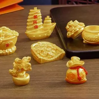 Благоприятное богатство Роллинг Микро Ландшафтные Украшения Изделия Из Смолы Украшения Для Дома Аксессуары Офисный Рабочий Стол Орнамент