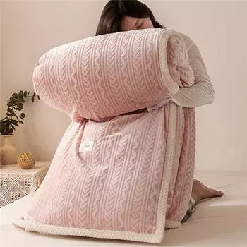 Благоприятное для кожи мытье хлопковое одеяло с кондиционером, одноместное двойное одеяло из кораллового флиса, зимнее шерстяное одеяло, диван-кровать 100x150cm Only a blanket