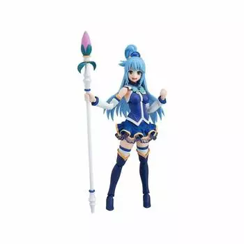 благословение figma на эту замечательную подвижную фигурку, окрашенную в цвет Aqua, KonoSuba. Мир Бога! немасштабируемый АБС и ПВХ