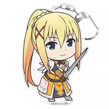 Благословение фильма на этом замечательном брелоке Crimson Legend Darkness KonoSuba: Мир Божий! ПуниКолле! (с подставкой)