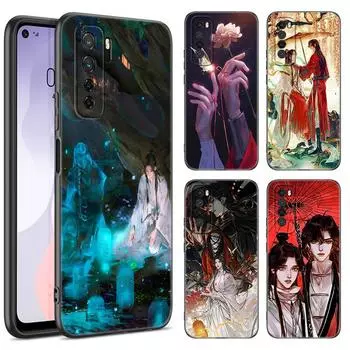 Благословение Небесного Чиновника Черный Чехол Для Телефона Huawei Nova 8 9 10 SE 11 Ultra 12 Pro 7i 8i 11i 11E Y70 Plus Y60 Y61 Y71 Y90 Y91 Huawei Nova 8