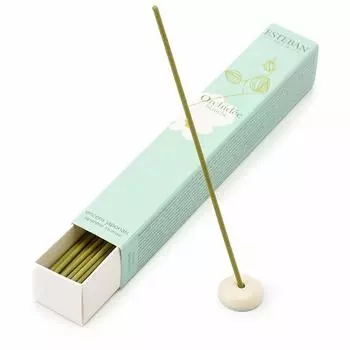 Благовония Esteban Amber Sticks 40 с подставкой для благовоний, сделано в Японии